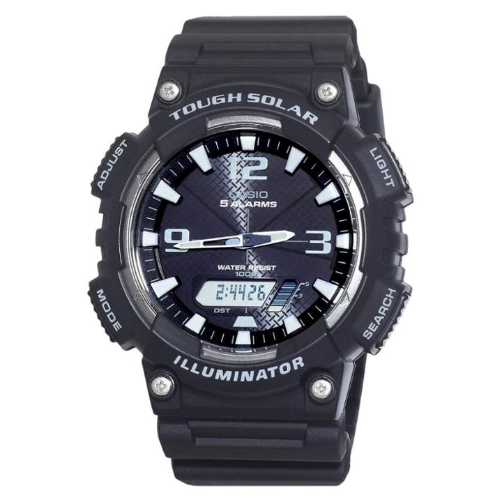 Men's Casio Solar Sport Watch - Black (aqs810w-1avcf)