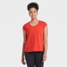 Women's Cap Sleeve T-shirt - All In Motion Scarlet