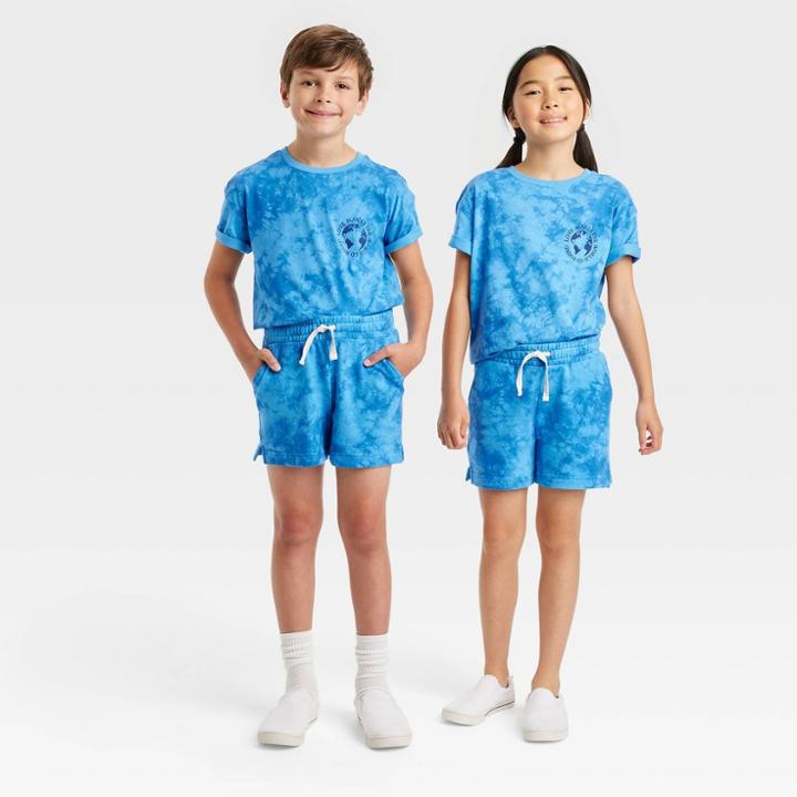 Kids' Shorter-length Tie-dye Shorts - Cat & Jack