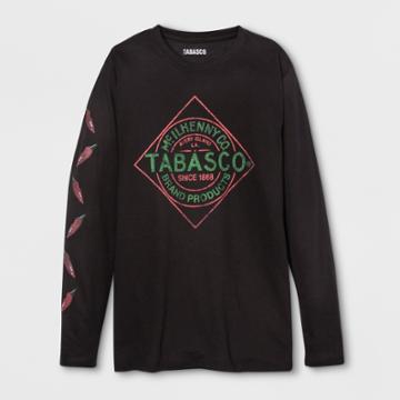 Target Men's Long Sleeve Tabasco Crew Pullover T-shirt - Black