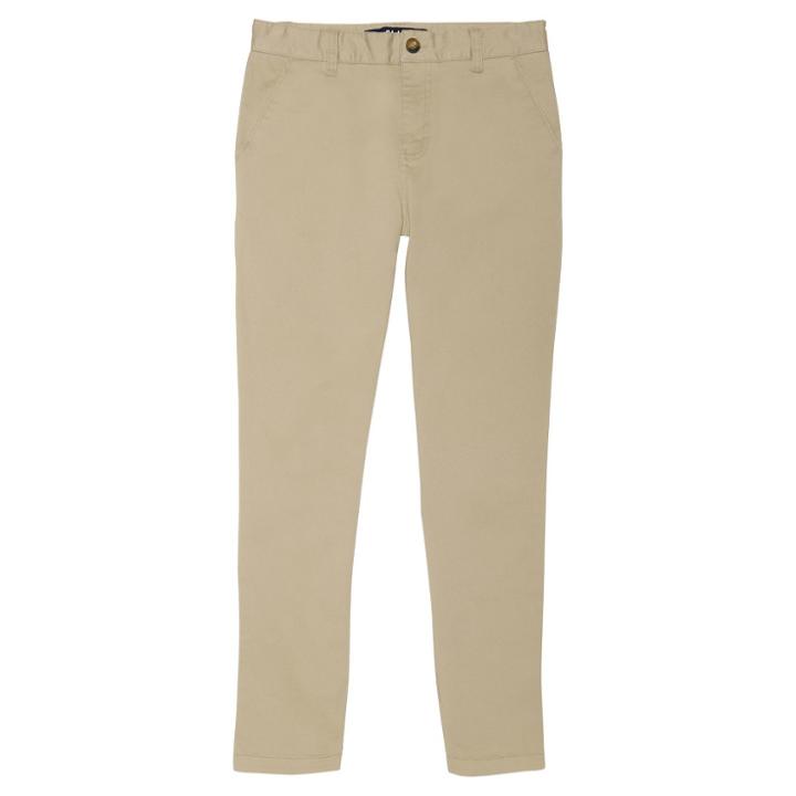 Boys' French Toast Slim Fit Chino Pants - Khaki (green)