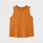Women's Plus Size Pullover Jersey Tank Top - A New Day Rust 1x, Women's,