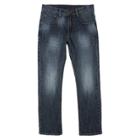 Wrangler Boys' Jeans Premium Slim Straight Vintage Indigo