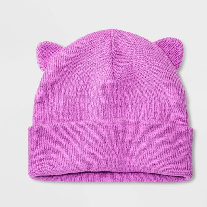 Girls' Hat - Cat & Jack Pink One Size, Verve Violet