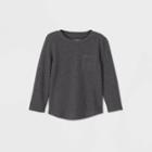Toddler Boys' Ottoman Knit T-shirt - Cat & Jack Gray