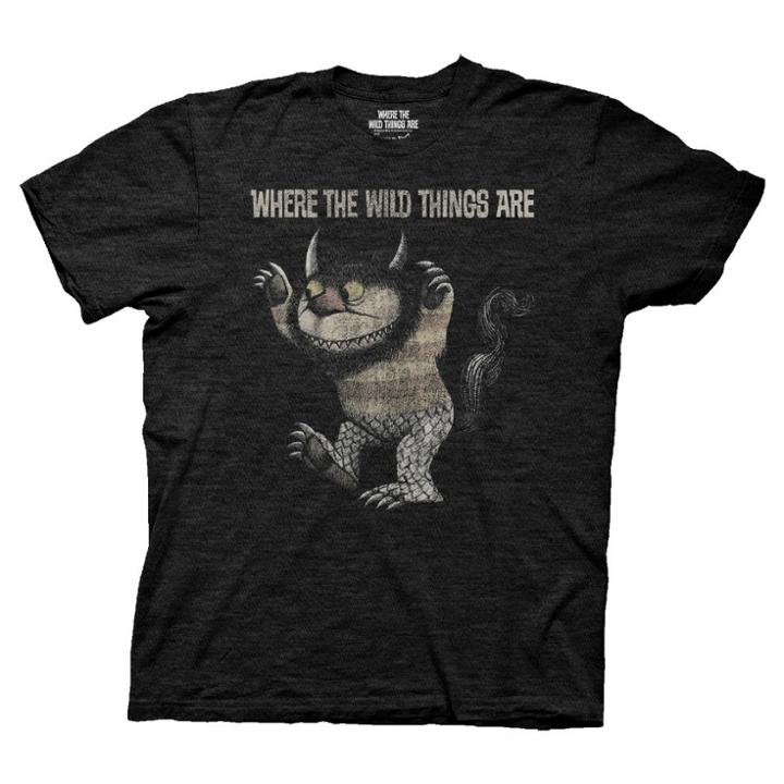 Men's Where The Wild Things Are T-shirt - Black