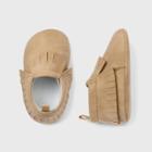 Baby Girls' Moccasin Crib Shoes - Cat & Jack Beige