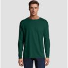 Hanes Men's Long Sleeve Beefy T-shirt - Forest