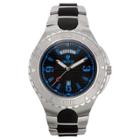 Men's Croton Analog Watch - Two Tone With Blue