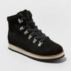 Women's Jessie Lace-up Hiking Boots - Universal Thread Black