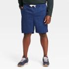 Men's Big & Tall 8 Regular Fit Pull-on Shorts - Goodfellow & Co Blue