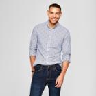 Men's Slim Fit Northrop Long Sleeve Button-down Shirt - Goodfellow & Co Dark Night Navy Xxl, Size: