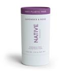 Native Plastic Free Lavender And Rose Deodorant