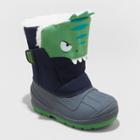 Toddler Frankie Winter Boots - Cat & Jack Green/navy