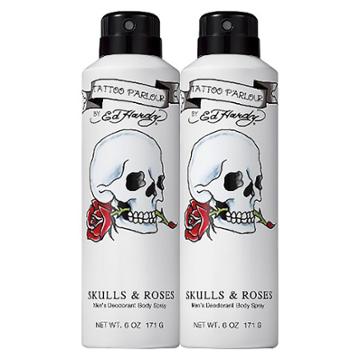Skulls & Roses By Ed Hardy Aerosol Body Spray Men's Cologne