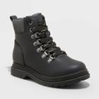 Boys' Atticus Lace-up Combat Boots - Cat & Jack Black