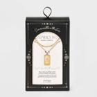 No Brand 14k Gold Dipped 'capricorn' Zodiac Pendant Necklace - Gold