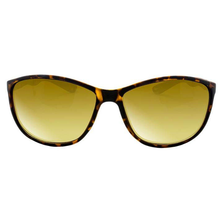 Women's Square Tortoise Shell Print Sunglasses - A New Day Brown