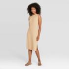 Women's Essential Sleeveless Knit Dress - Prologue Tan