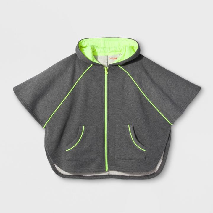 Girls' Athleisure Cape - Cat & Jack Heather Gray