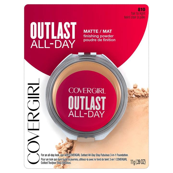 Covergirl Outlast Matte Powder 810 Fair To