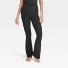 Women's Rib Flare Leggings - All In Motion Black