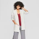 Women's Cozy Open Cardigan - A New Day Gray