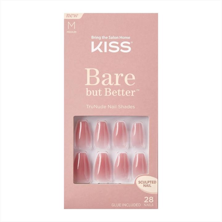 Kiss Products Kiss Bare But Better Trunude Fake Nails - Nude Nude