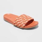 Women's Polly Woven Slide Sandals - Universal Thread Assorted Reds