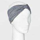 Women's Fleece Lined Jersey Headband - All In Motion Heather Gray