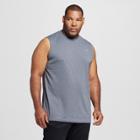 Men's Big & Tall Tech Sleeveless Shirt Charcoal Heather Xlt - C9 Champion