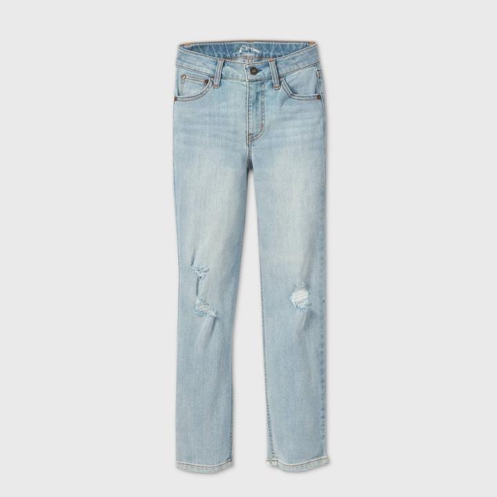 Girls' Distressed Girlfriend Jeans - Art Class