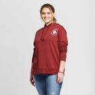 Women's Plus Size First Coffee Graphic Hoodie - Fifth Sun (juniors') - Burgundy