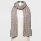 Women's Oblong Scarf - Universal Thread Oatmeal One Size, White