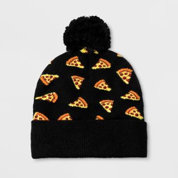 Kids' Emoji Cuffed Beanie - Black