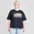 Women's Star Wars Baby Yoda Plus Size Short Sleeve Graphic T-shirt (juniors') - Black 2x, Women's,