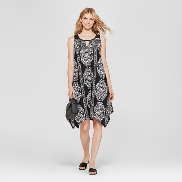 Johnpaulrichard Women's Floral Print Halter Neck Dress - John Paul Richard - Black