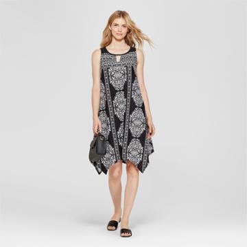 Johnpaulrichard Women's Floral Print Halter Neck Dress - John Paul Richard - Black