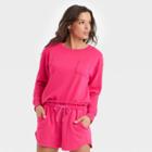 Women's French Terry Sweatshirt - Universal Thread Pink