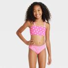 Girls' Gingham Spots Polka Dots Bikini Set - Cat & Jack Pink