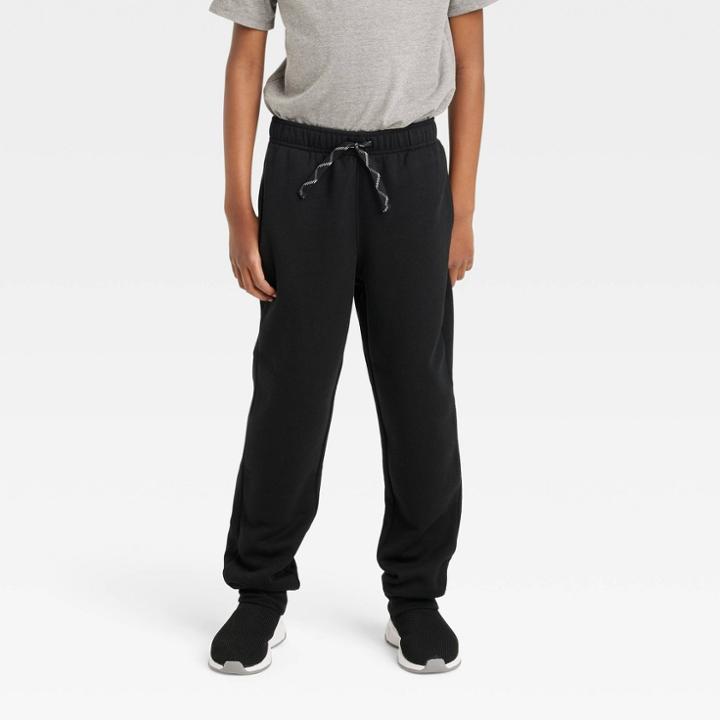 Plusboys' Fleece Jogger Sweatpants - Cat & Jack Black