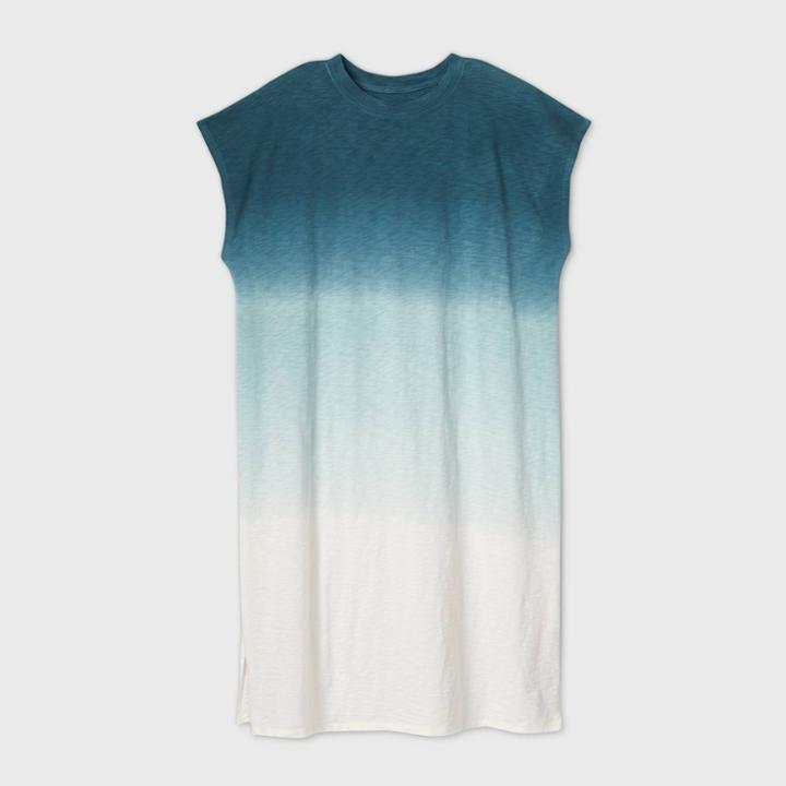 Women's Plus Size Tank Dress - Universal Thread Blue
