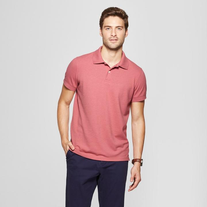 Men's Standard Fit Short Sleeve Loring Polo T-shirt - Goodfellow & Co