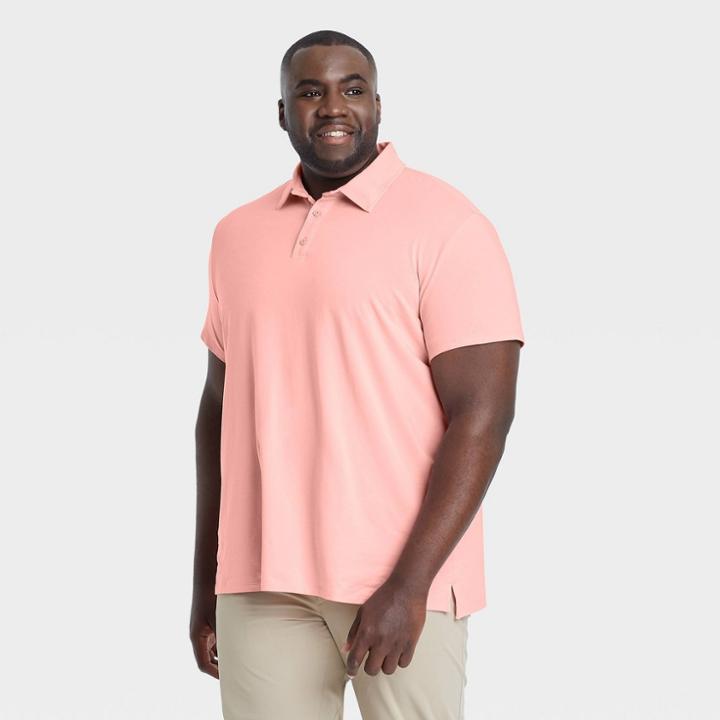Men's Supima Cotton Polo Shirt - All In Motion Pink