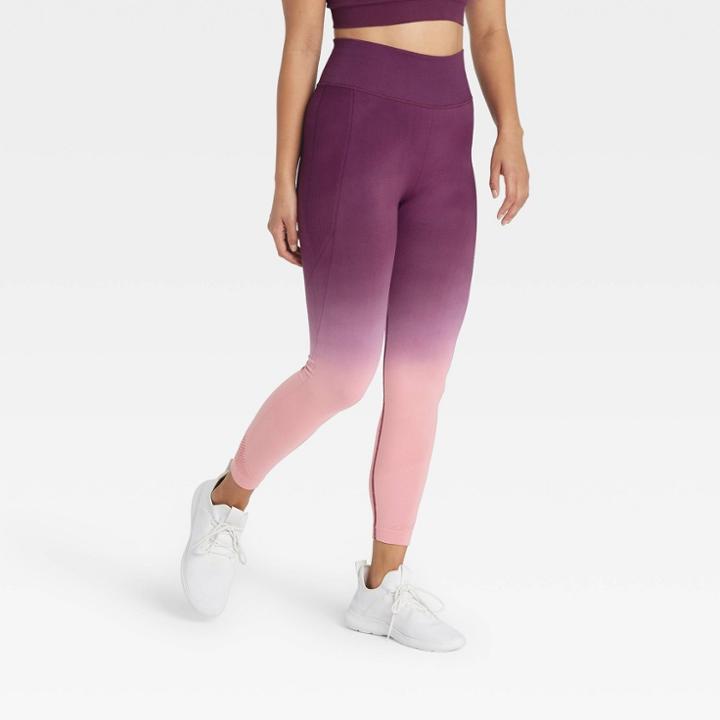 Women's Seamless High-waisted Leggings 24 - All In Motion Rose