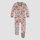 Burt's Bees Baby Baby Girls' Fox Snug Fit Footed Pajama - Heather Gray