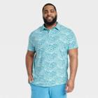 Men's Big & Tall Supima Cotton Printed Polo Shirt - All In Motion