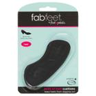 Women's Fab Feet By Foot Petals Back Of Heel Insoles Shoe Cushion Black - 1 Pair, Adult Unisex,