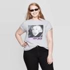 Freeze Women's Albert Einstein Plus Size Short Sleeve Graphic T-shirt (juniors') - Gray