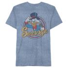 Disney Men's Scrooge Mcduck T-shirt Royal Snow